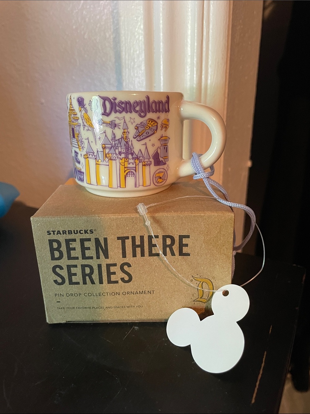 Disneyland x Starbucks Been There Series Purple & Gold Ornament Mug